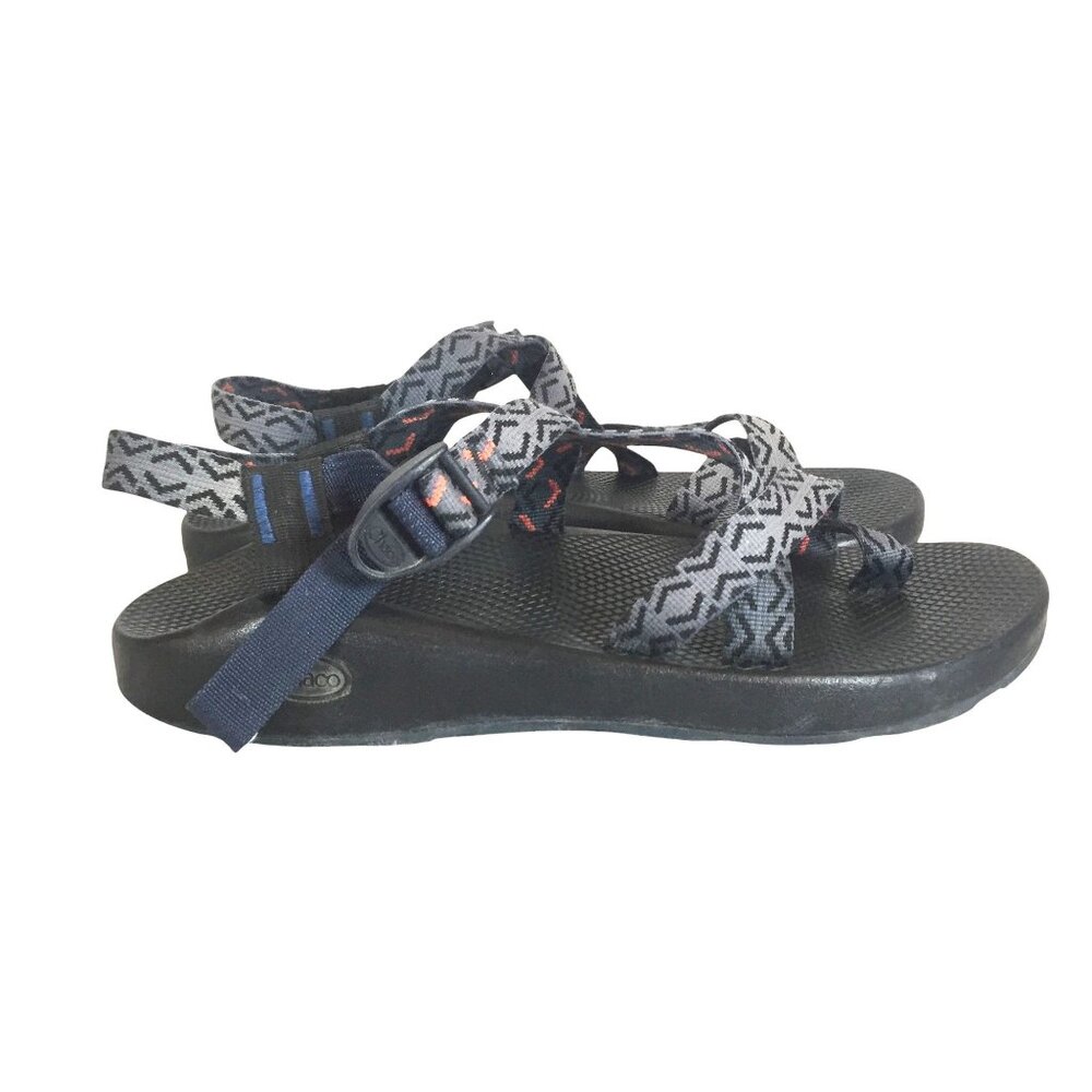 Chaco Z/Cloud Mens 11  Gray Sport Sandals Adjustable Strap